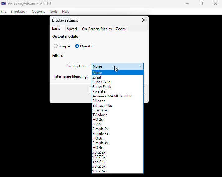 Interframe Blending